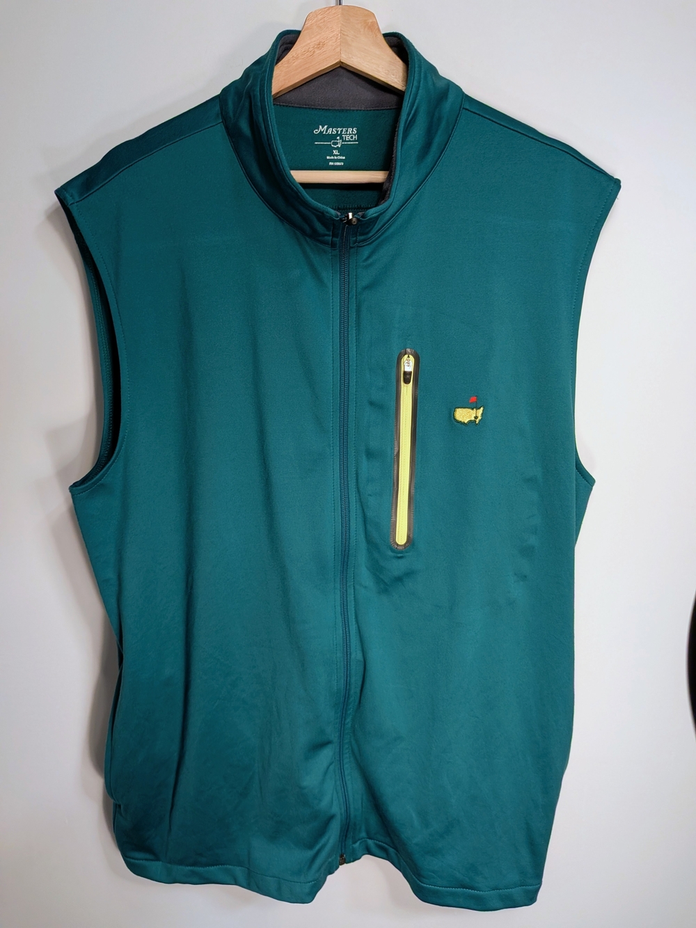 Masters Tech Performance Vest — Green, Men's XL